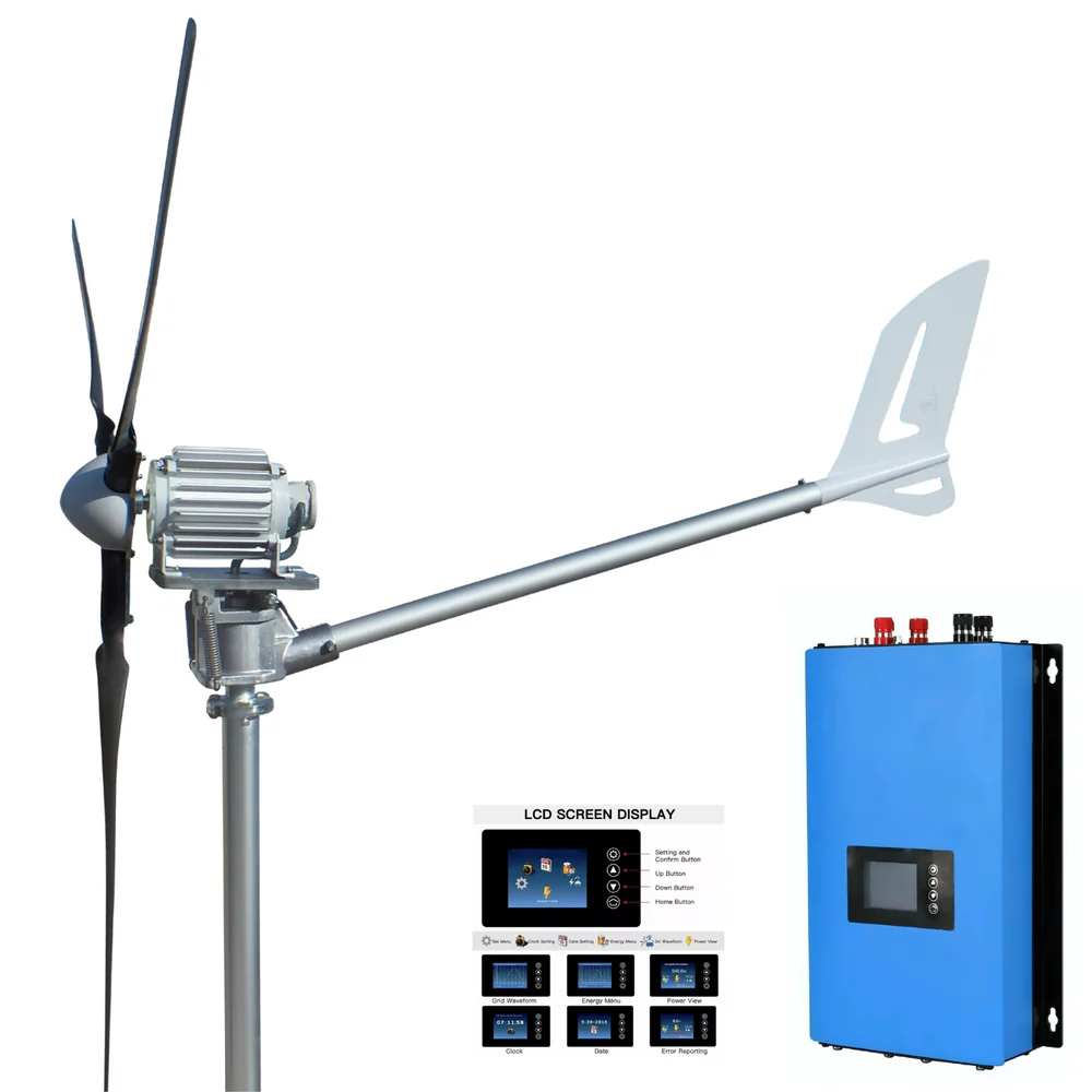 2000 Watt WindSafe Ongrid Wind Turbine Plug & Play System