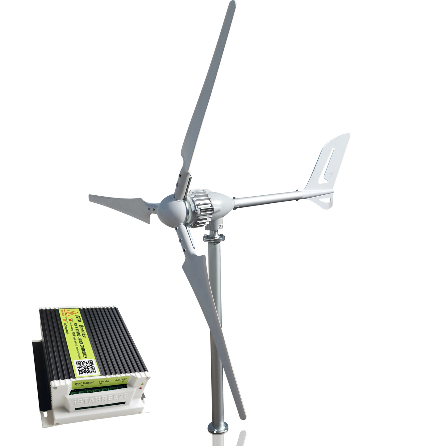 Kit i-700W 12V Wind Turbine Wind Generator & Hybrid Charge Controller & Tower