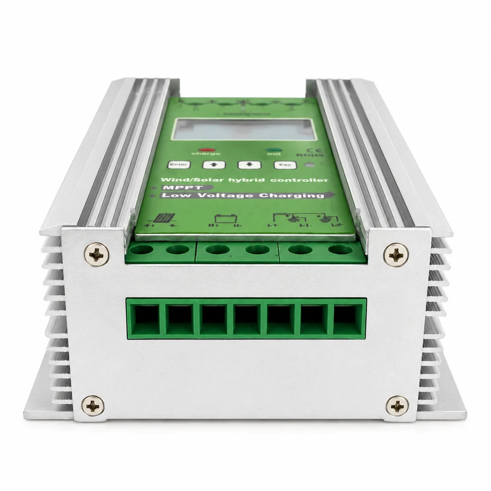Controlador de carga MPPT 12-24 V 500 W para generador de turbina eólica 