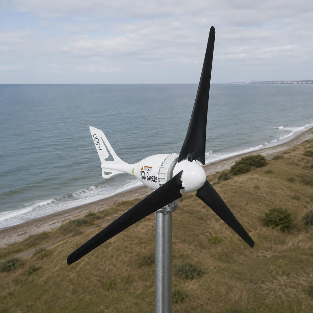 Generador de viento de turbina eólica i-500W 12V/24V