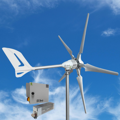 Kit i-1500W 48V Wind Turbine Wind Generator & Charge Controller (for Acid & Gel Battery) & Tower