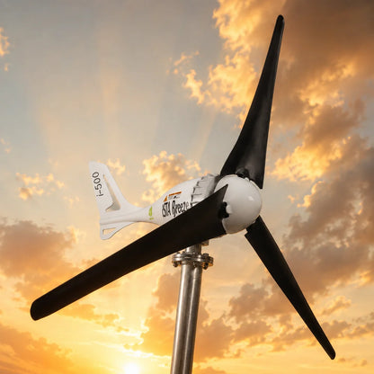 Generador de viento de turbina eólica i-500W 12V/24V