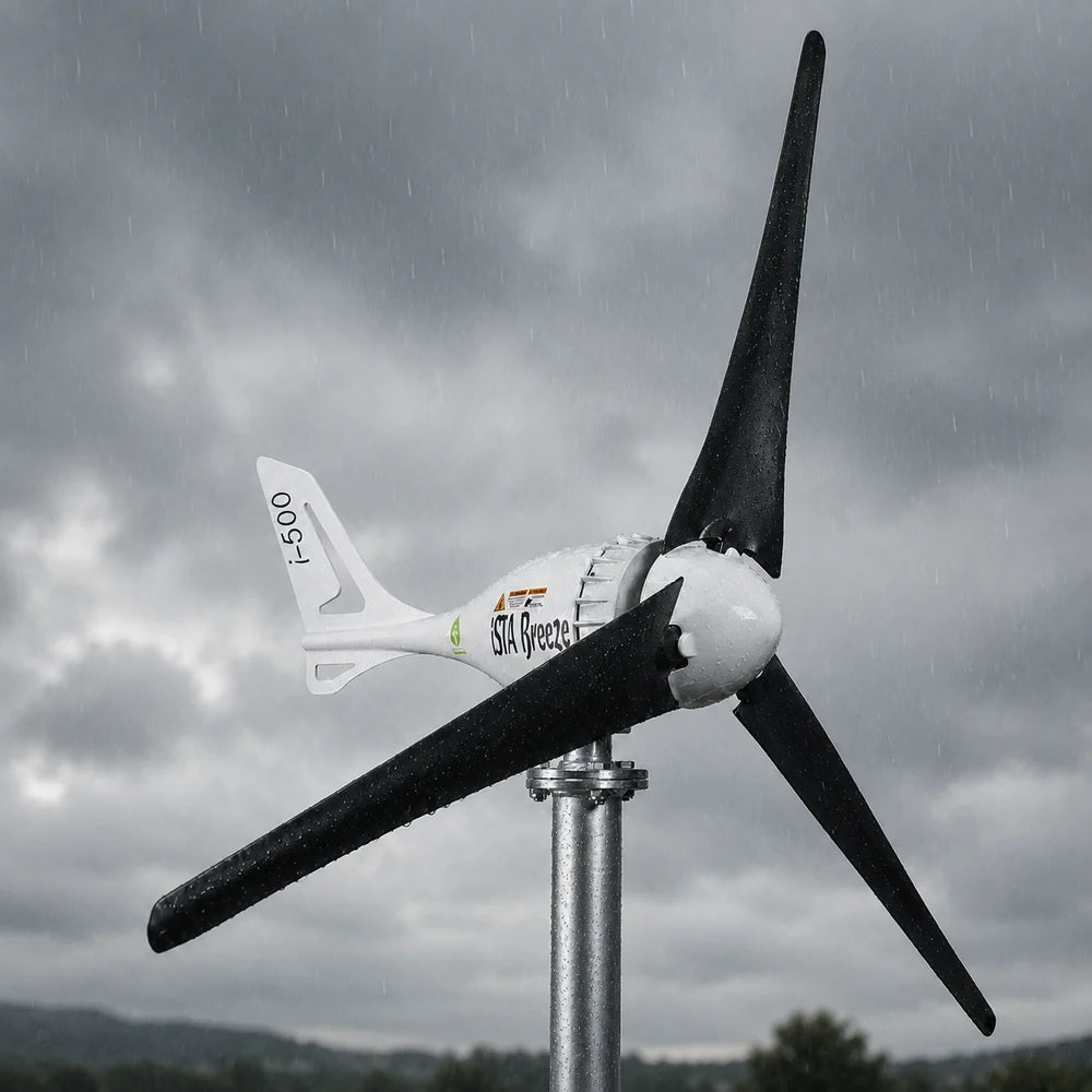 Generador de viento de turbina eólica i-500W 12V/24V