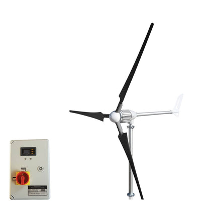Kit i-1000W 24V Wind Turbine Wind Generator & Hybrid Charge Controller & Tower