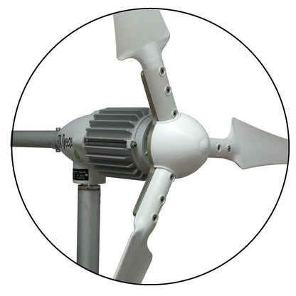 Kit i-700W 12V Wind Turbine Wind Generator & Hybrid Charge Controller & Tower