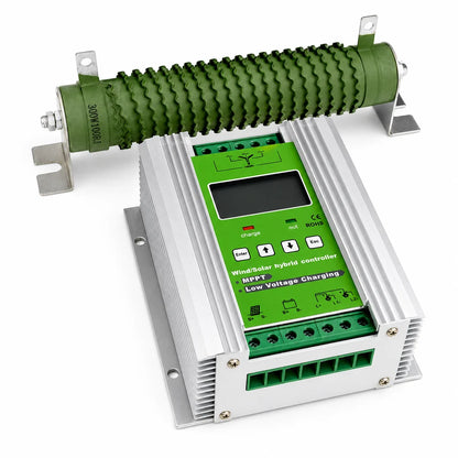 Controlador de carga MPPT 12-24 V 500 W para generador de turbina eólica 