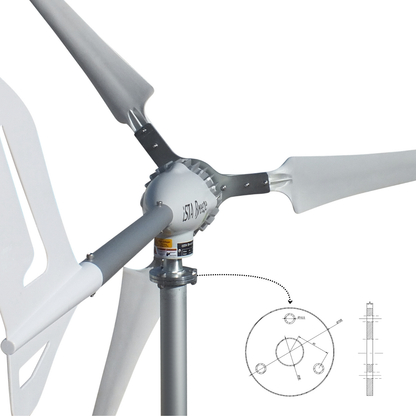 i-700W 12V/24V/48V Wind Turbine Wind Generator