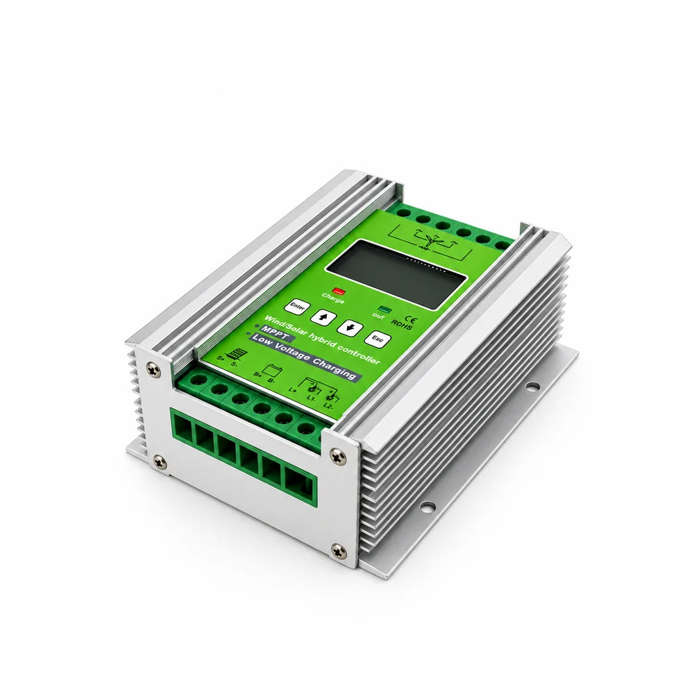 Controlador de carga MPPT 12-24 V 500 W para generador de turbina eólica 