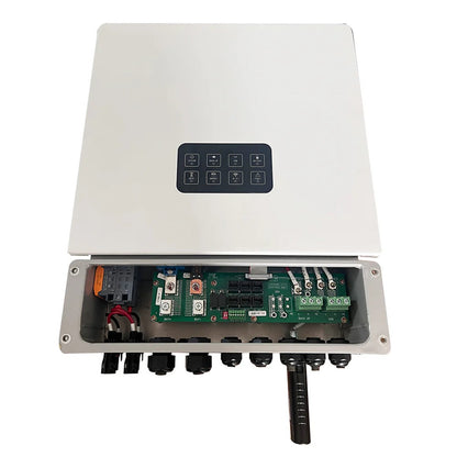 Complete Heli 2KW On-Grid Wind Turbine Set with Inverter and Controller –  Installation Kit for Grid Feed