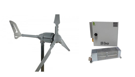 Kit i-2000W 48V Wind Turbine Wind Generator & Charge Controller (for Acid & Gel Battery) & Tower