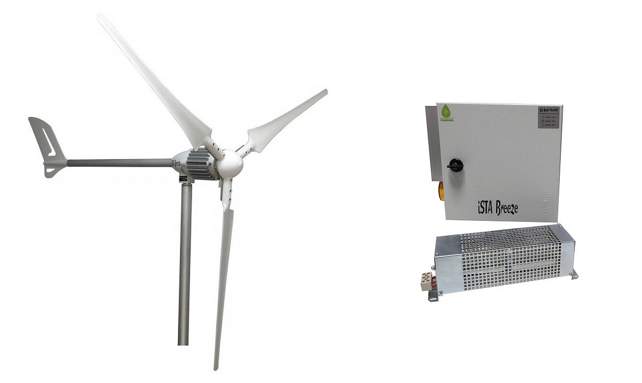 Kit i-2000W 48V Wind Turbine Wind Generator & Charge Controller (for Acid & Gel Battery) & Tower