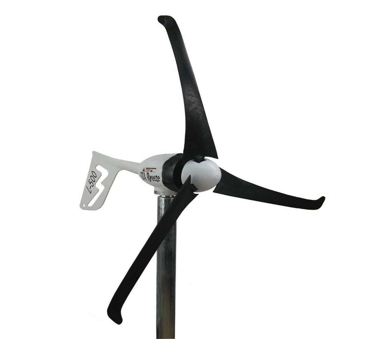 Kit L-500W 12V/24V Wind Turbine Wind Generator & Hybrid Charge Controller & Tower