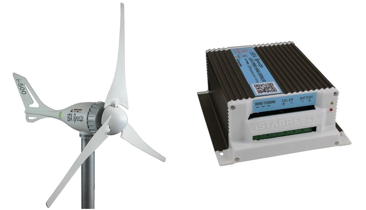 Set i-1500W 48V Windgenerator + Charge Controller iSTA-BREEZE